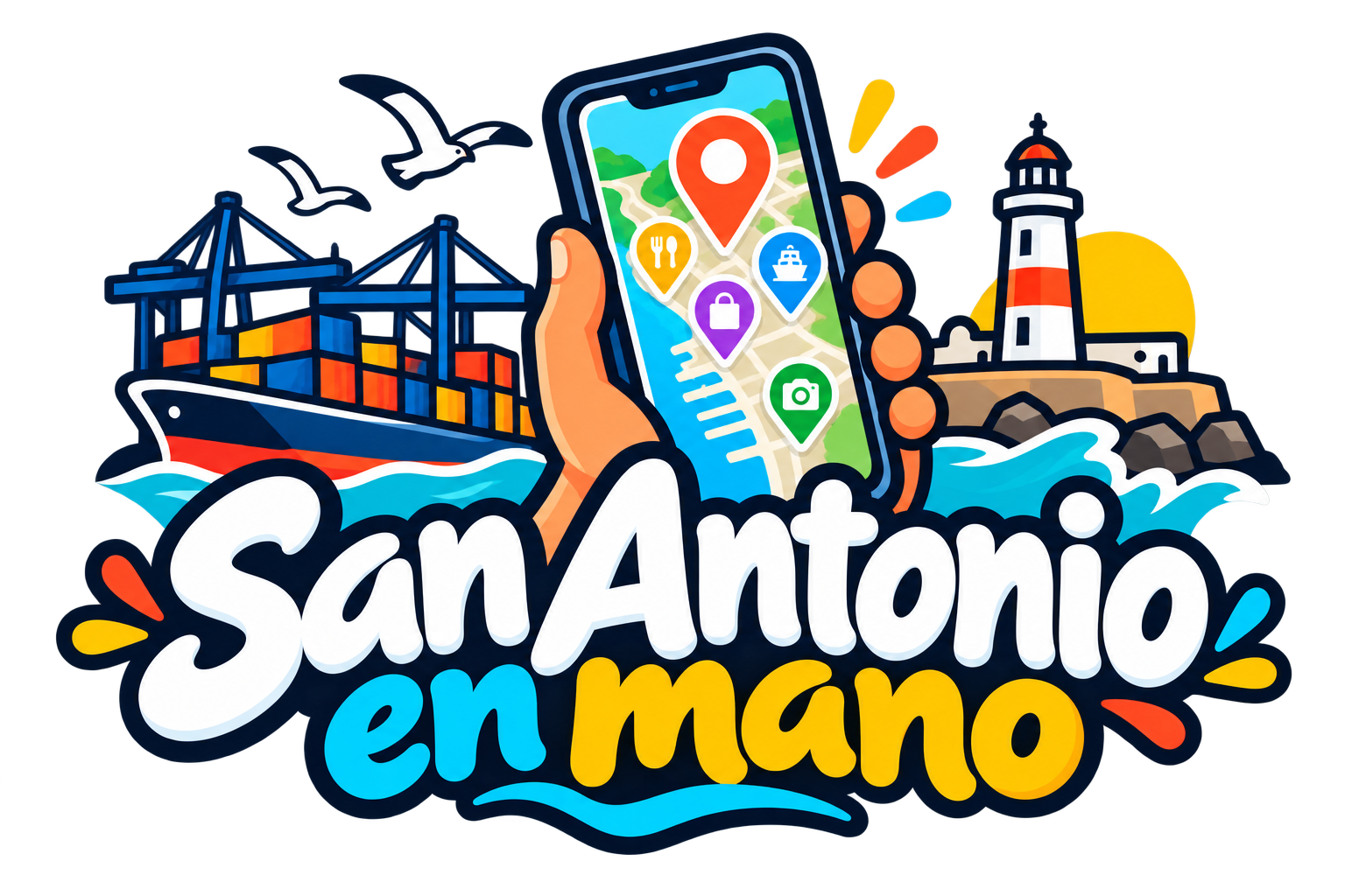 San Antonio en mano